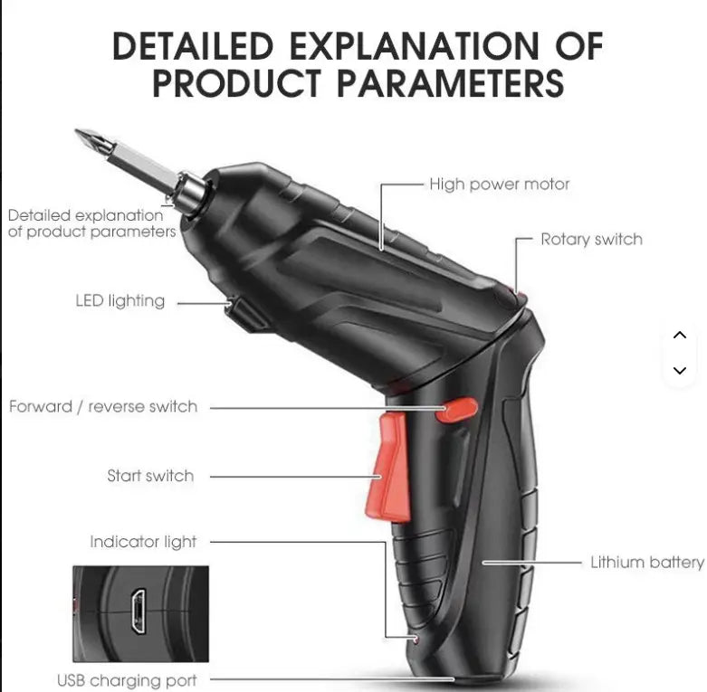 Electric Screw Driver Set