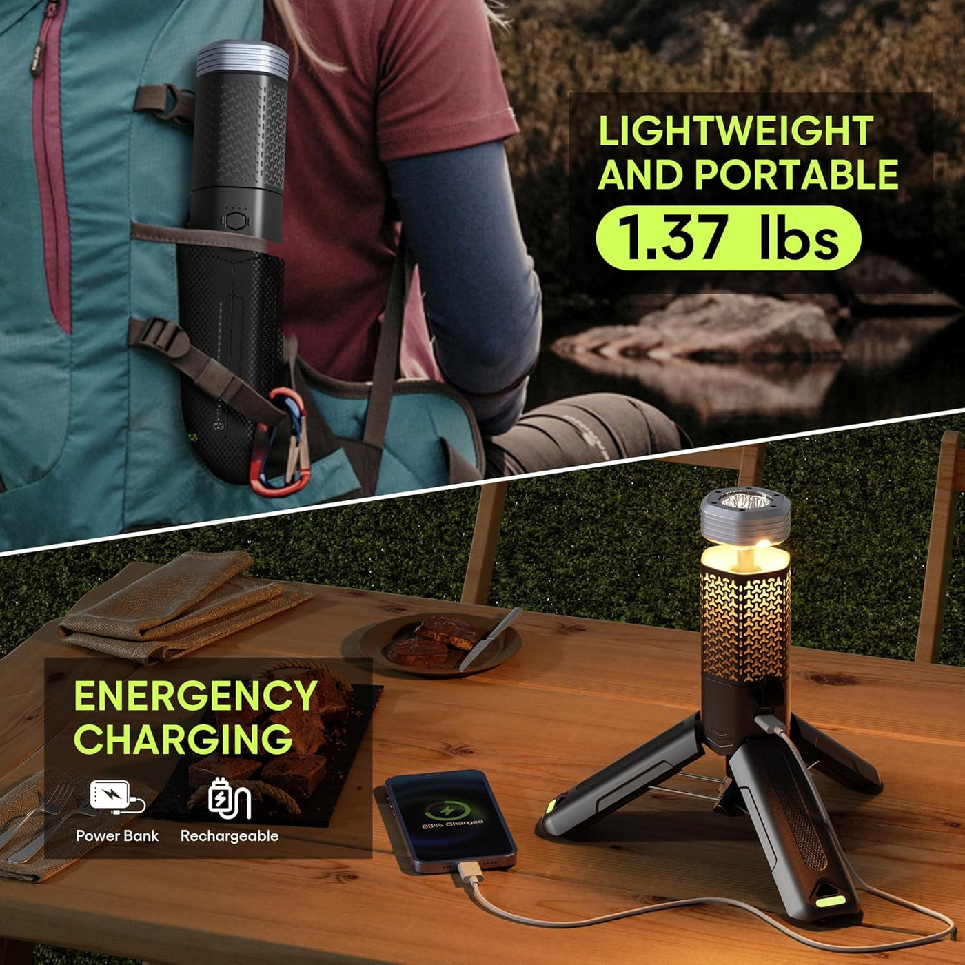 Camping Light Telescope