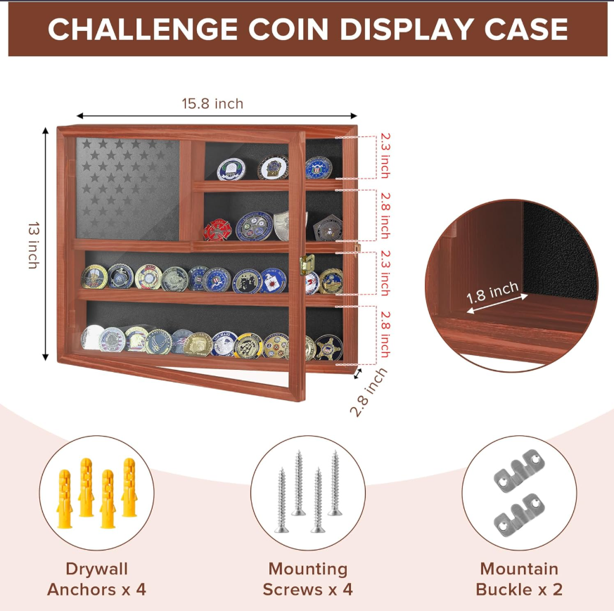 American Flag Coin Case
