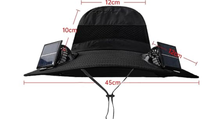 Solar Fan Hat