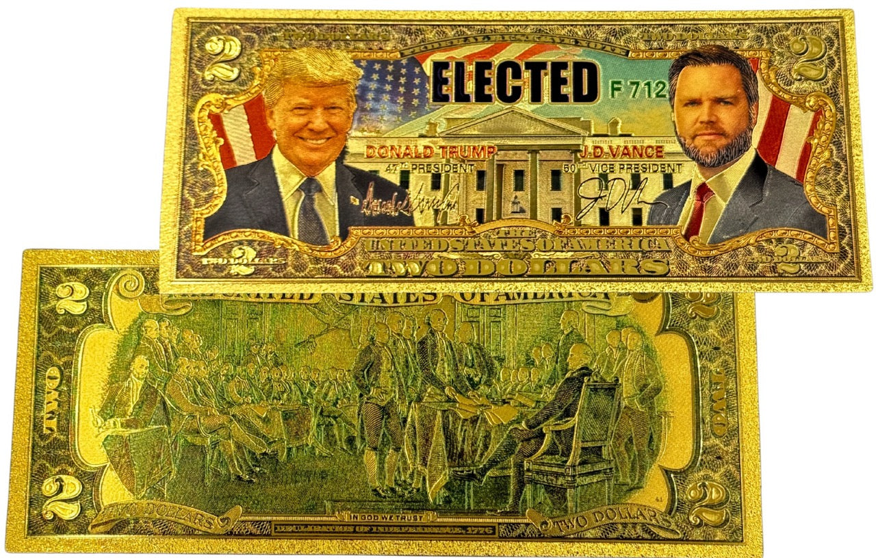 Trump/Vance $2 dollar Bill – MyTacticalPromos