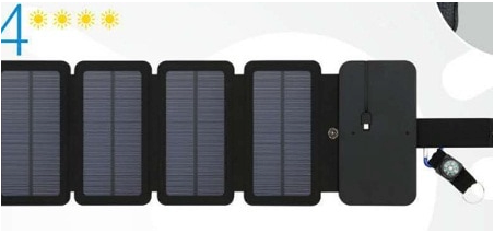 4 Panel Solar Charger