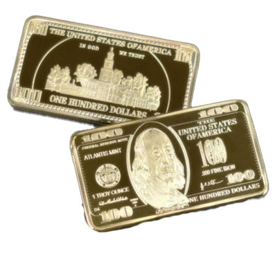 $100 Gold Bar